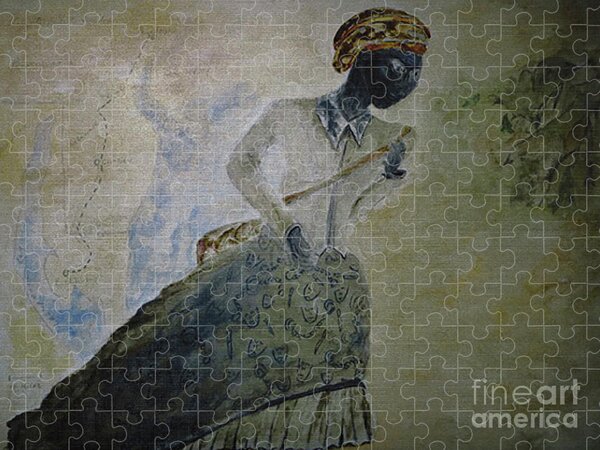 Harriett Tubman 504 piece 18" x 10.75" jigsaw puzzle